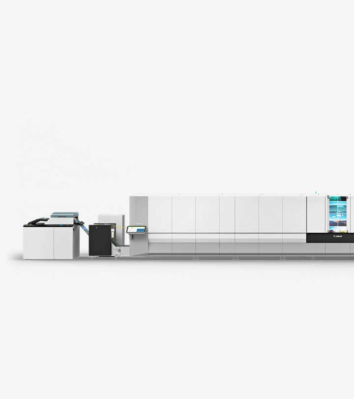 Canon ProStream 1000 series high-speed production printing system.