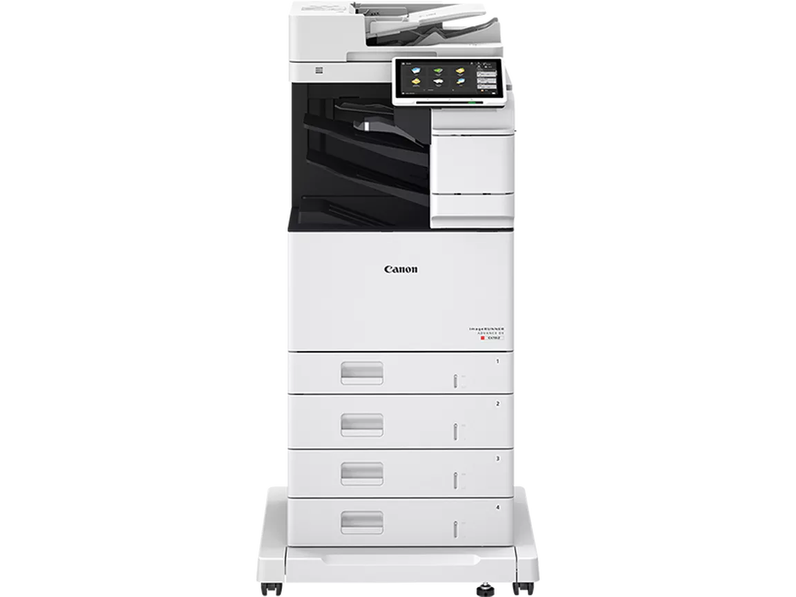 Canon imageRUNNER ADVANCE DX C478 multifunction printer with large paper tray.